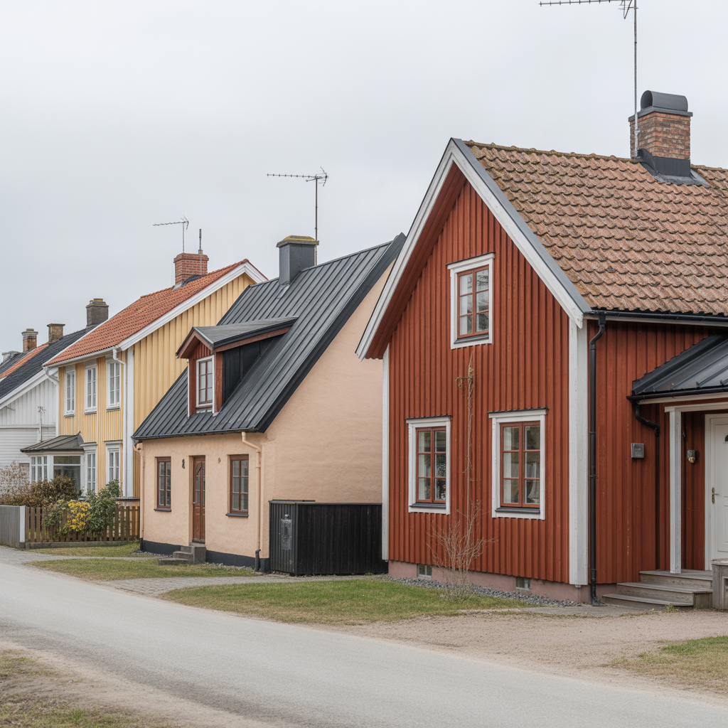 minsta taklutning for olika material jamforelse och regler