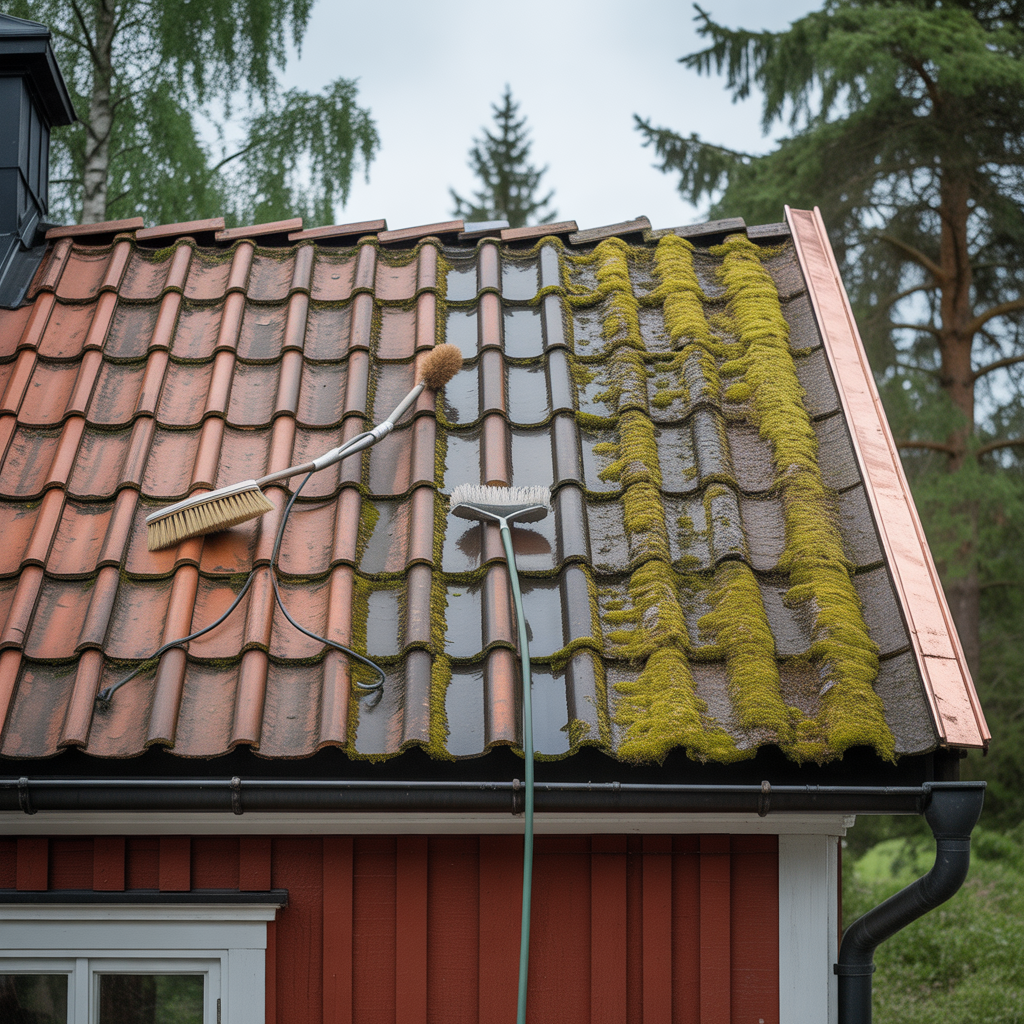 mossa pa takpannor guide till rengoring och forebyggande