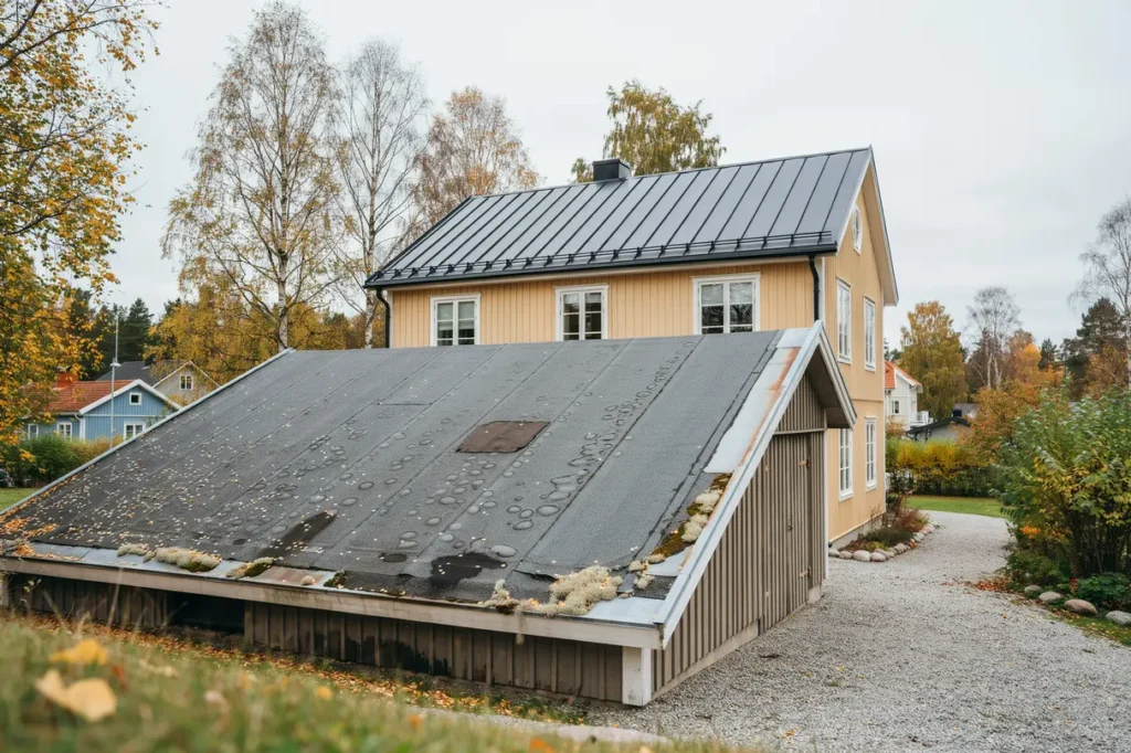 n r r det dags att l gga om papptak tecken kostnader och smarta val f r villa gare